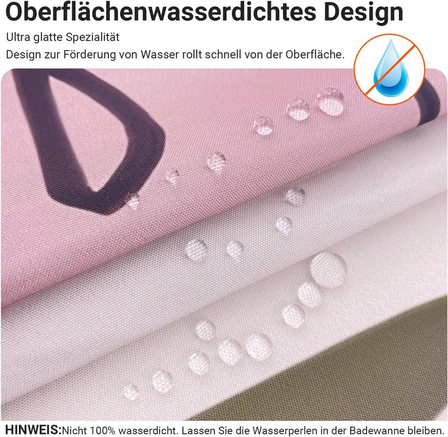 Duschvorhang Eindrücke Frauen 240x200cm Wasserabweisend