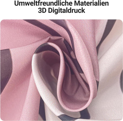 Duschvorhang Eindrücke von Frauen 240x200cm mit beschwertem Saum und