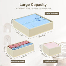 12-teiliges Schrank Organizer Set Aufbewahrungsbox Stoff