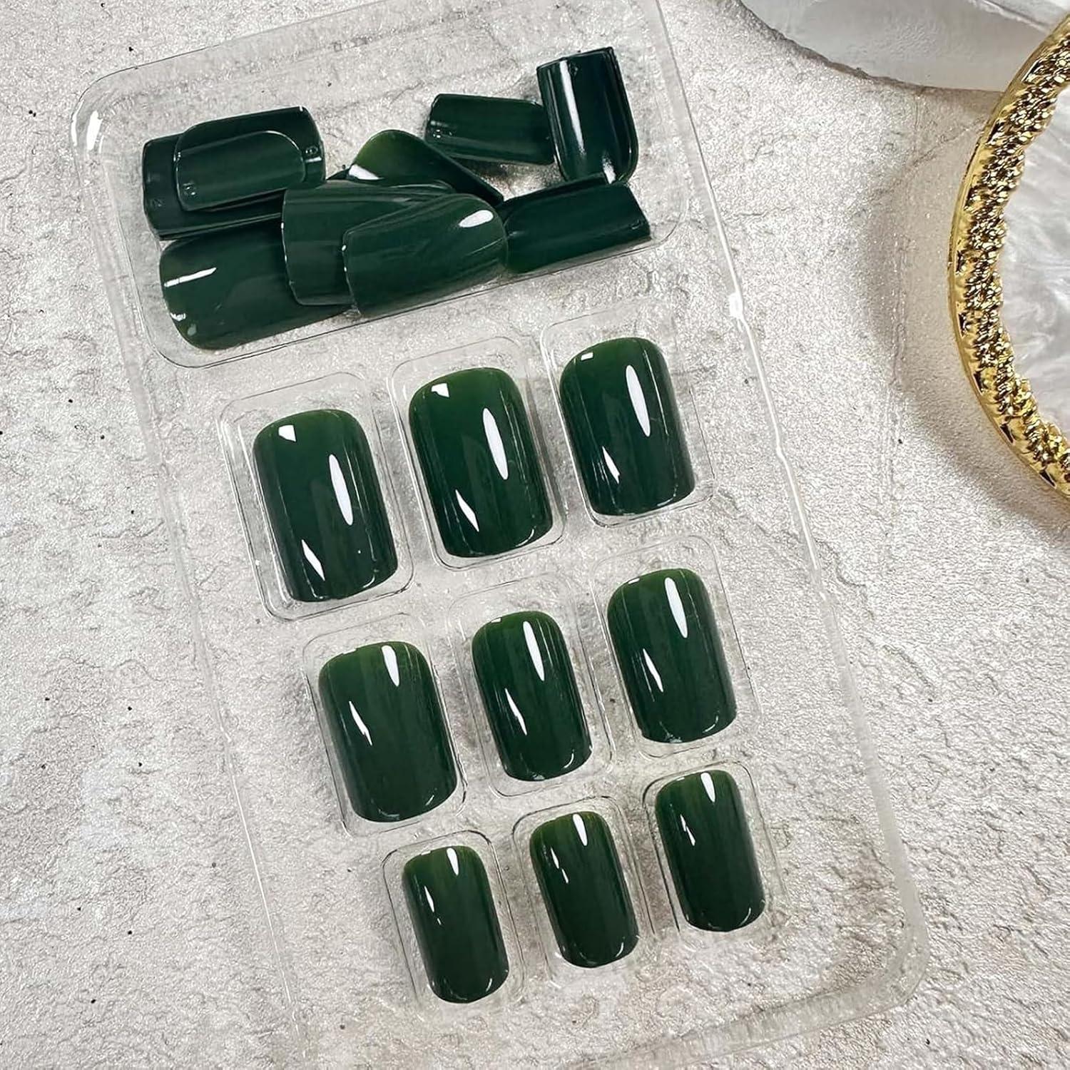 24 Stück French Press on Nails Natur Nägel Acrylic Kunstnägel großes