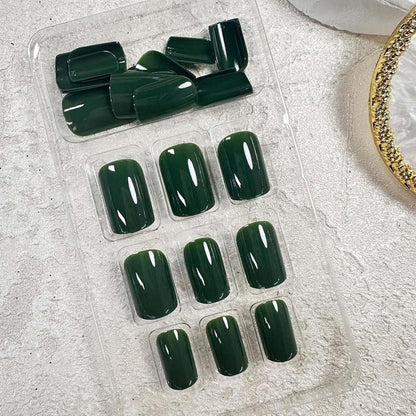 24 Stück French Press on Nails Natur Nägel Acrylic Kunstnägel großes