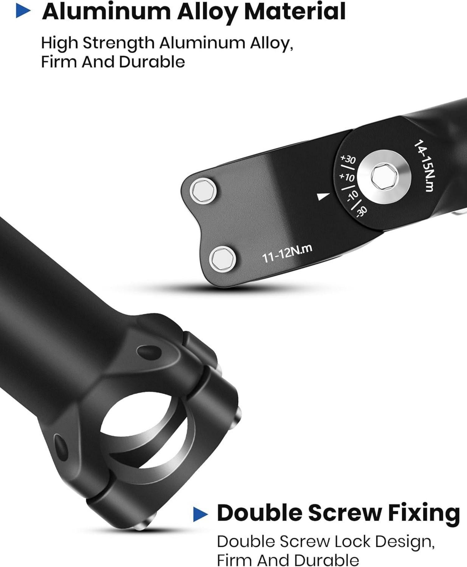 Fahrradlenker Vorbau Verstellbar Aluminium 25.4mm COICER