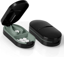 Tablettenteiler Pillenschneider für Kleine Große Tabletten Schwarz