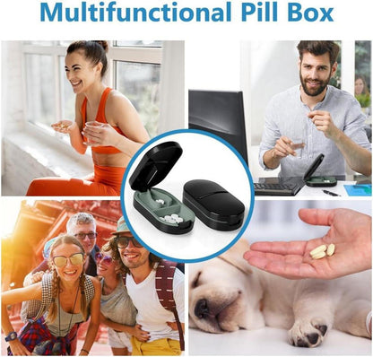 Tablettenteiler für kleine und große Tabletten, scharfe Klingen