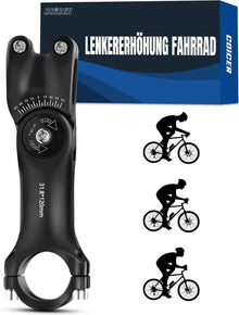 Lenkererhöhung Fahrrad Aluminium MTB Vorbau verstellbar 31.8mm