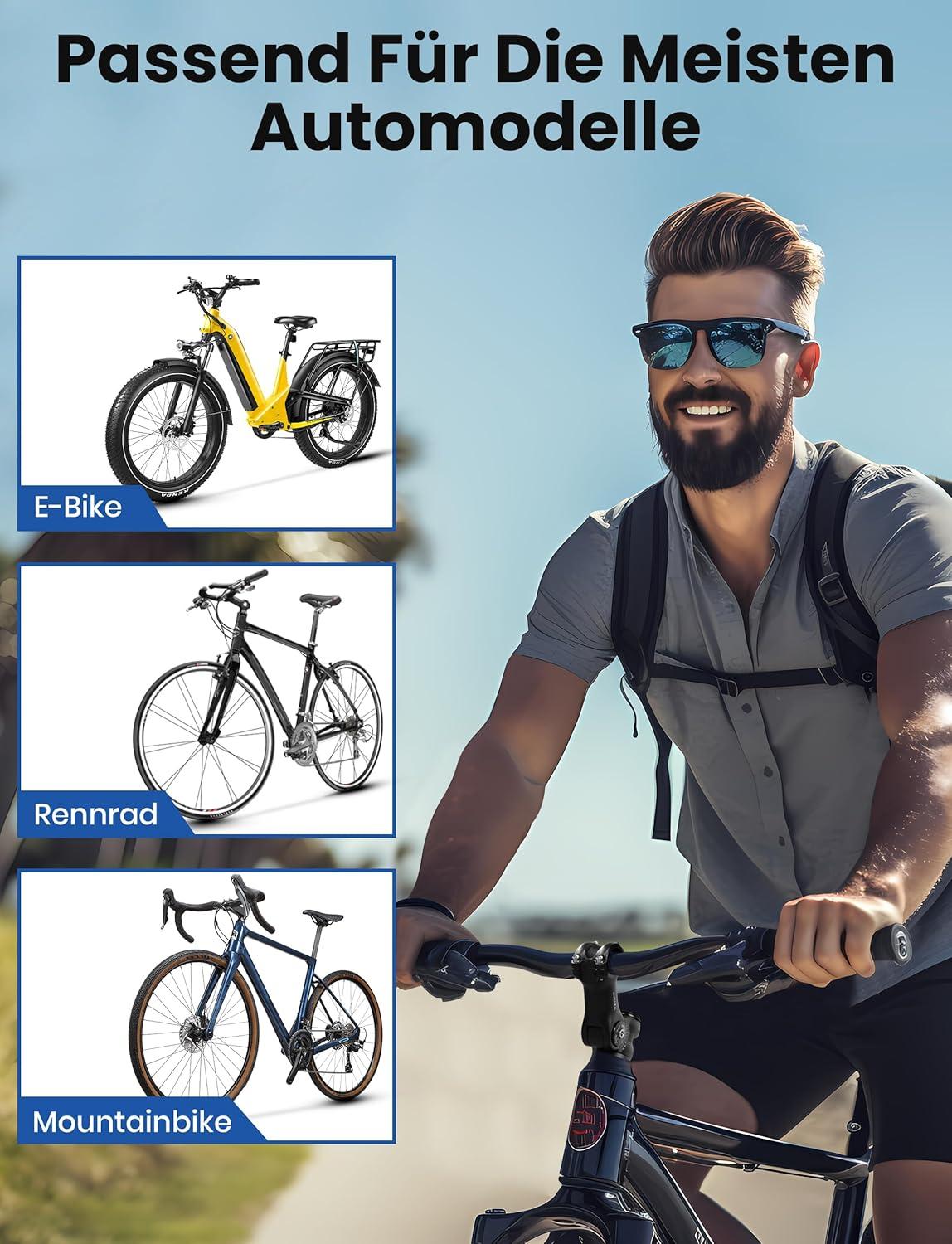 COICER Lenkererhöhung Fahrrad 13.6x2.86cm Vorbau 31.8/25.4x120mm Aluminium MTB