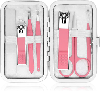 Maniküre Set Edelstahl Nagelknipser Etui Nagelpflege Kit Frauen