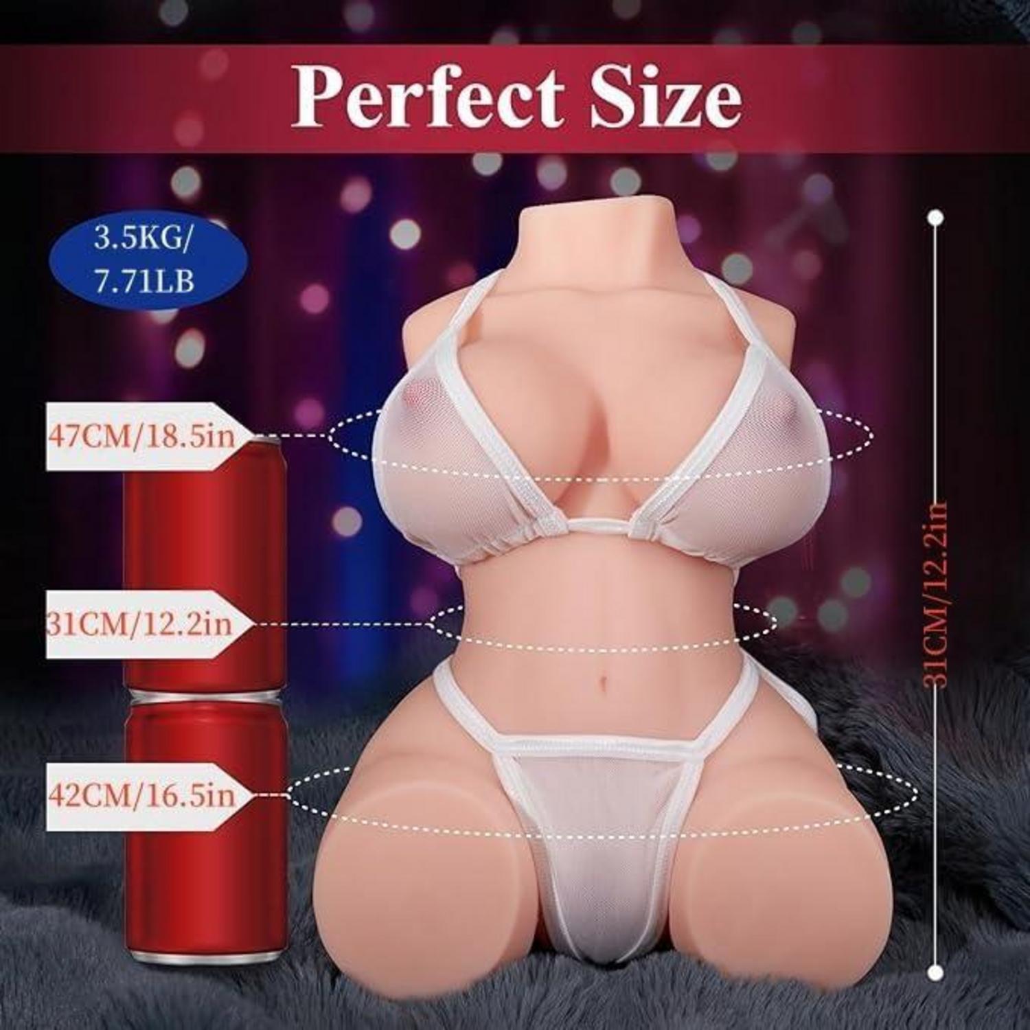 Masturbator Sëxpüppë für Männer Realistisch Groß 2 in 1