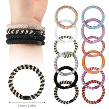 12 Stück Geflochtene Haargummis Damen Elastische Hair Ties