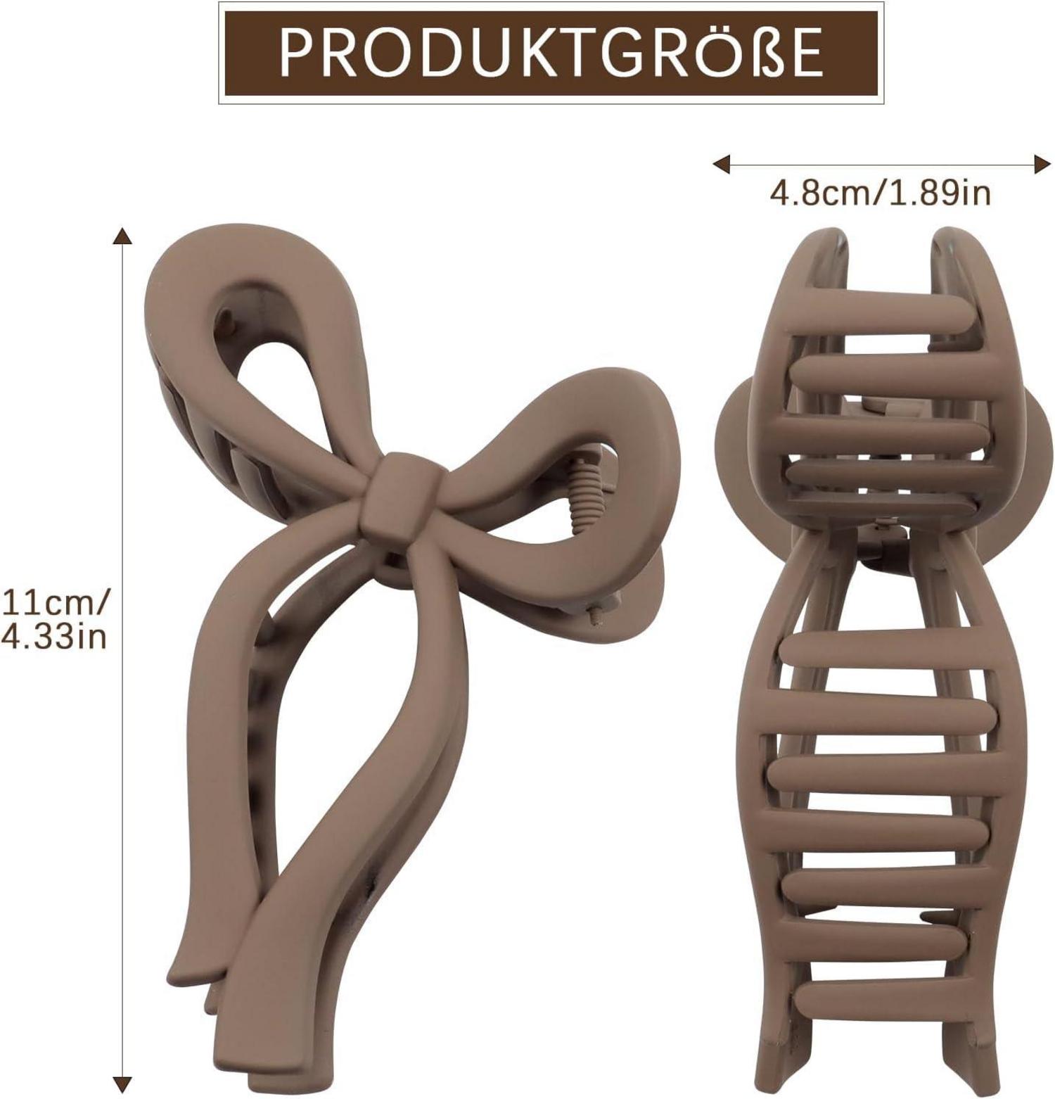 4 Stück Haarklammer Schmetterling Damen Haarspangen Set