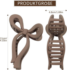 4 Stück Haarklammer Schmetterling Damen Haarspangen Set