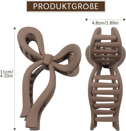 4 Stück Haarklammer Schmetterling Damen Haarspangen Set