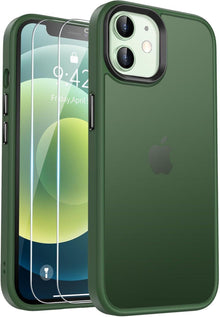 Handyhülle für iPhone 12 Pro Stoßfeste Schutzhülle Grün