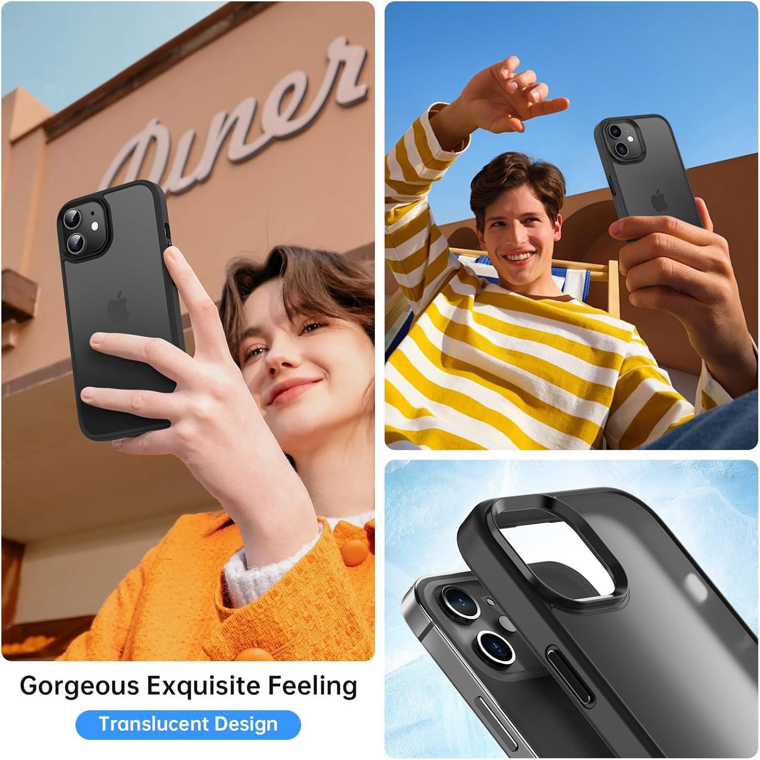 Handyhülle iPhone 12 Pro Schutzhülle Matte Anti-Fingerabdruck