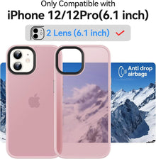 Handyhülle iPhone 12 Pro Schutzhülle Rosa Matte 365 Tage