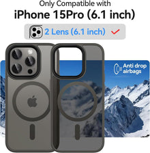 iPhone 15 Pro Handyhülle mit MagSafe, Stoßfeste Matte