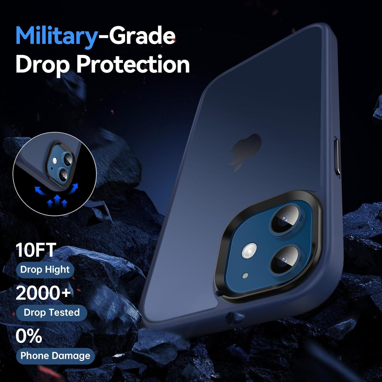 Handyhülle für iPhone 12 Pro - Stoßfeste Schutzhülle Blau