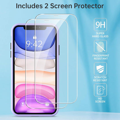 Handyhülle für iPhone 11 rutschfest [Lila] 365 Tage Ersatzservice-Hülle