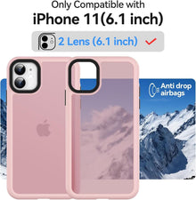 Handyhülle iPhone 11 Schutzhülle mit Schutzfolie - Rosa
