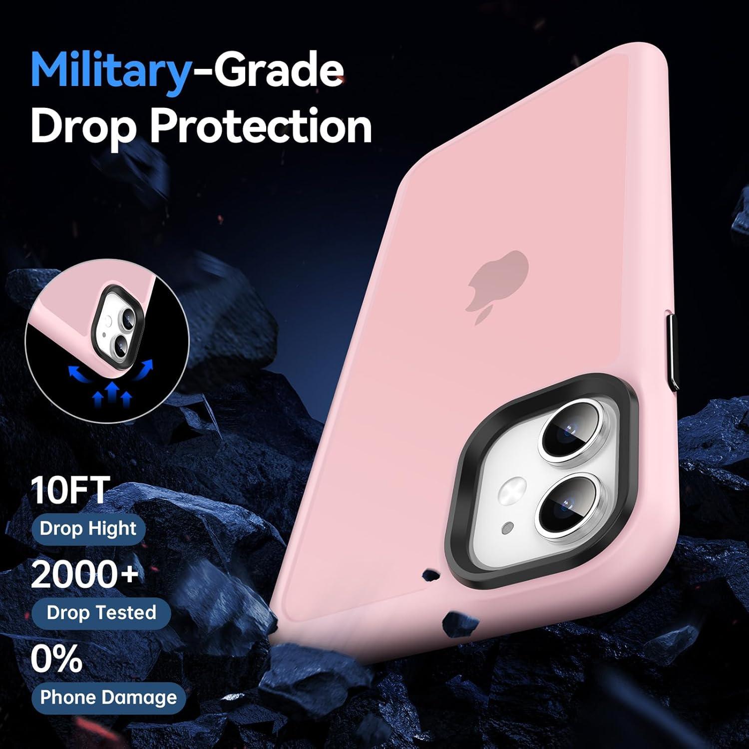 Handyhülle für iPhone 11 Schutzfolie Stoßfest [Transluzente