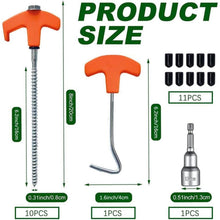 10 Drehbare Zeltheringe Erdnägel Stabil Camping Outdoor