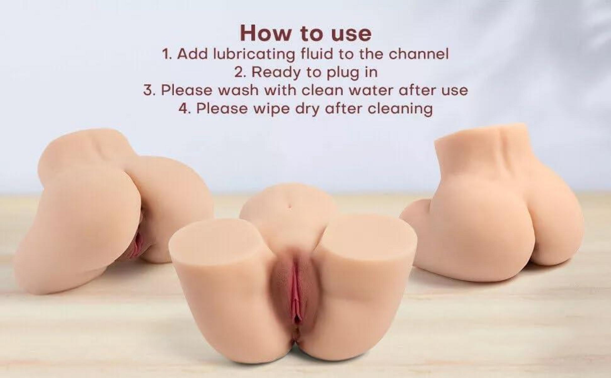 ORLEMO 2.5kg Sexpuppe Masturbator Männer Sex Puppe realistisch Taschenmuschi