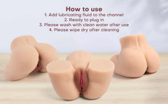 ORLEMO 2.5kg Sexpuppe Masturbator Männer Sex Puppe realistisch Taschenmuschi