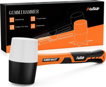 Gummihammer Schwarz/Weiß Allround für Indoor Outdoor 50mm