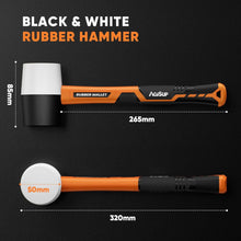 AojSup Gummihammer Allround Groß mit 50mm Durchmesser