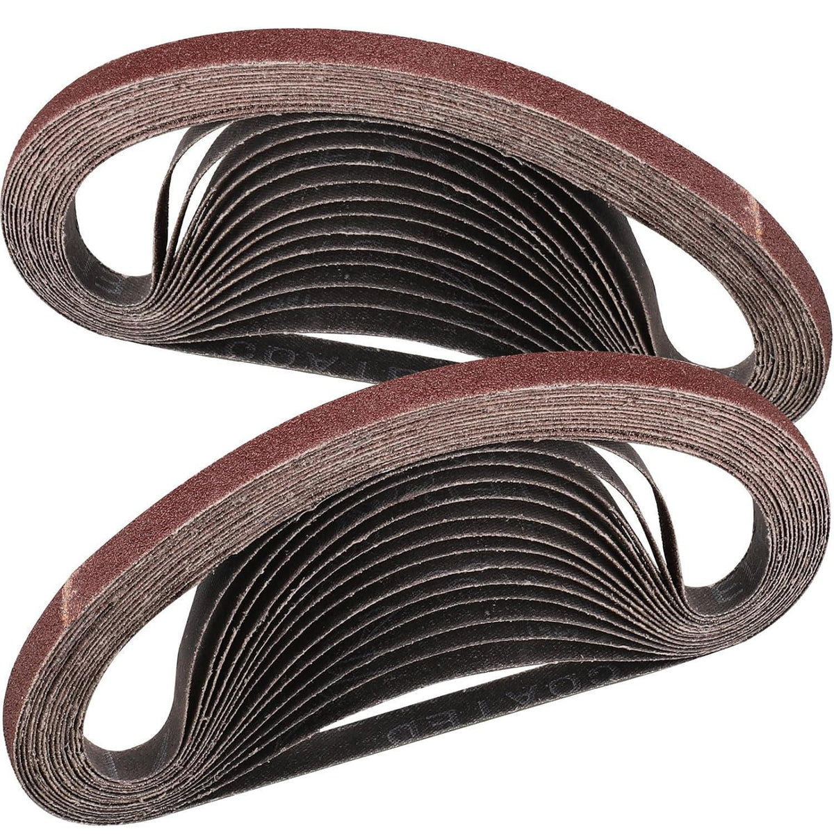 Schleifbänder 9x533 mm Körnung 80 (30 Stück) für Bandschleifer