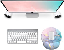 Ergonomisches Mauspad mit Gelkissen und Handauflage für