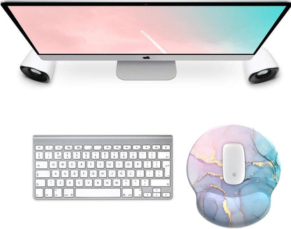 Ergonomisches Mauspad mit Gelkissen und Handauflage für