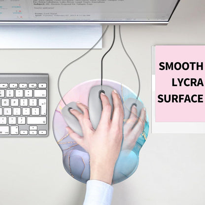Ergonomisches Mauspad mit Gelkissen für Laptop Gaming - Handauflage, Rutschfeste