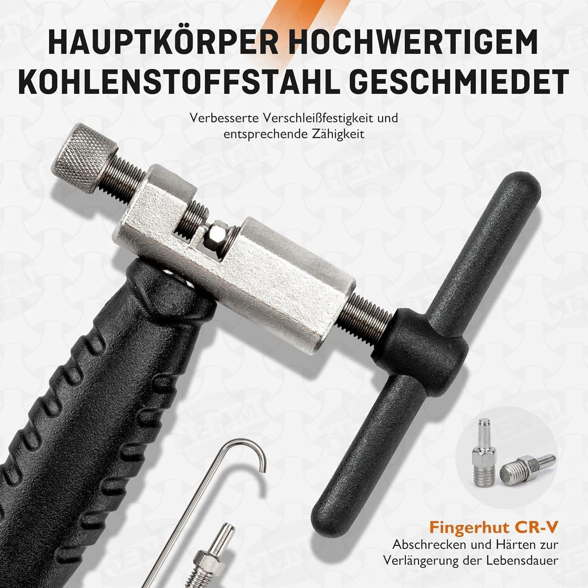 Fahrrad Kettennieter für 6-12 Fach Ketten mit Aufbewahrung