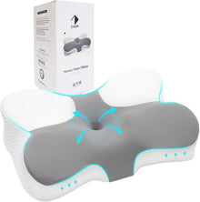 Memory Foam Nackenkissen Orthopädisches Kopfkissen 36x60x8/13 cm