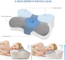 Memory Foam Nackenkissen orthopädisches Kopfkissen