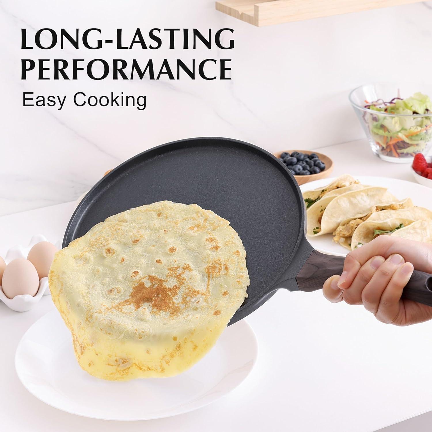 Antihaft Crepe Pfanne 26cm - Induktion geeignet, PFOA/PFOS frei