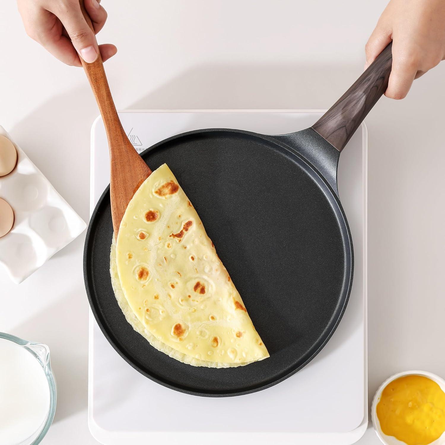 26cm SENSARTE Crepe Pfanne Antihaft Induktion PFOA Frei