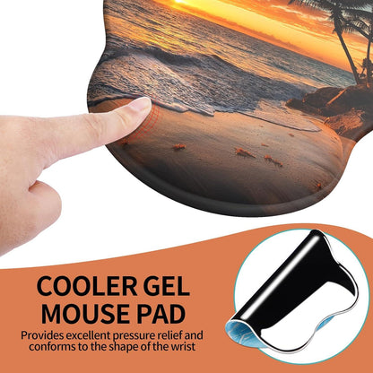 Ergonomisches Mauspad mit Gelkissen und