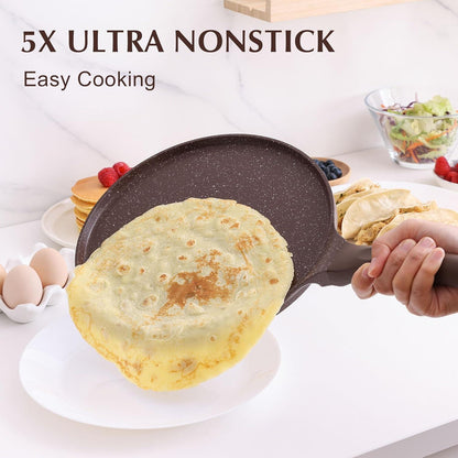 Antihaft Crepe Pfanne 26cm Granit Induktion PFOA-frei