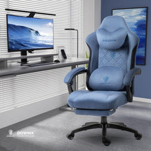 Dowinx Gaming Stuhl Stoff mit Massage und Lendenwirbelstütze