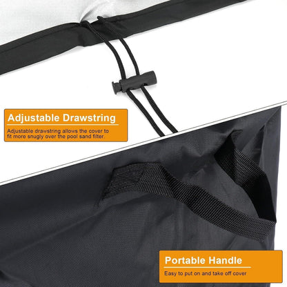 Poolpumpe Abdeckung 86x84x61cm – Wasserdicht & Windfest
