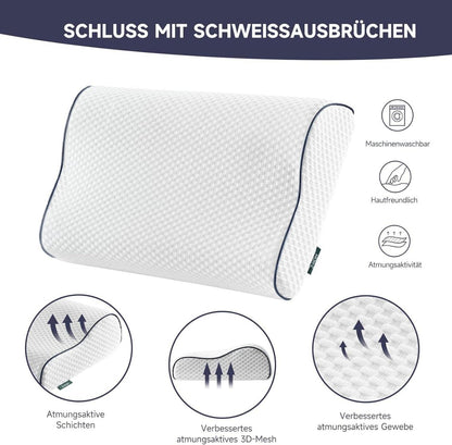 Nackenstützkissen Memory Foam Seitenschläferkissen Orthopädisches