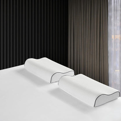 Orthopädisches Memory Foam Nackenstützkissen Seitenschläfer 49x36 cm