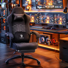 Dowinx Gaming Stuhl mit beheizter Massage Lendenwirbelstütze