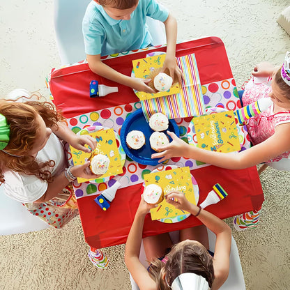 Servietten Einschulung Schulanfang 3-lagig 40Stück ABC Deko für Mädchen Jungen
