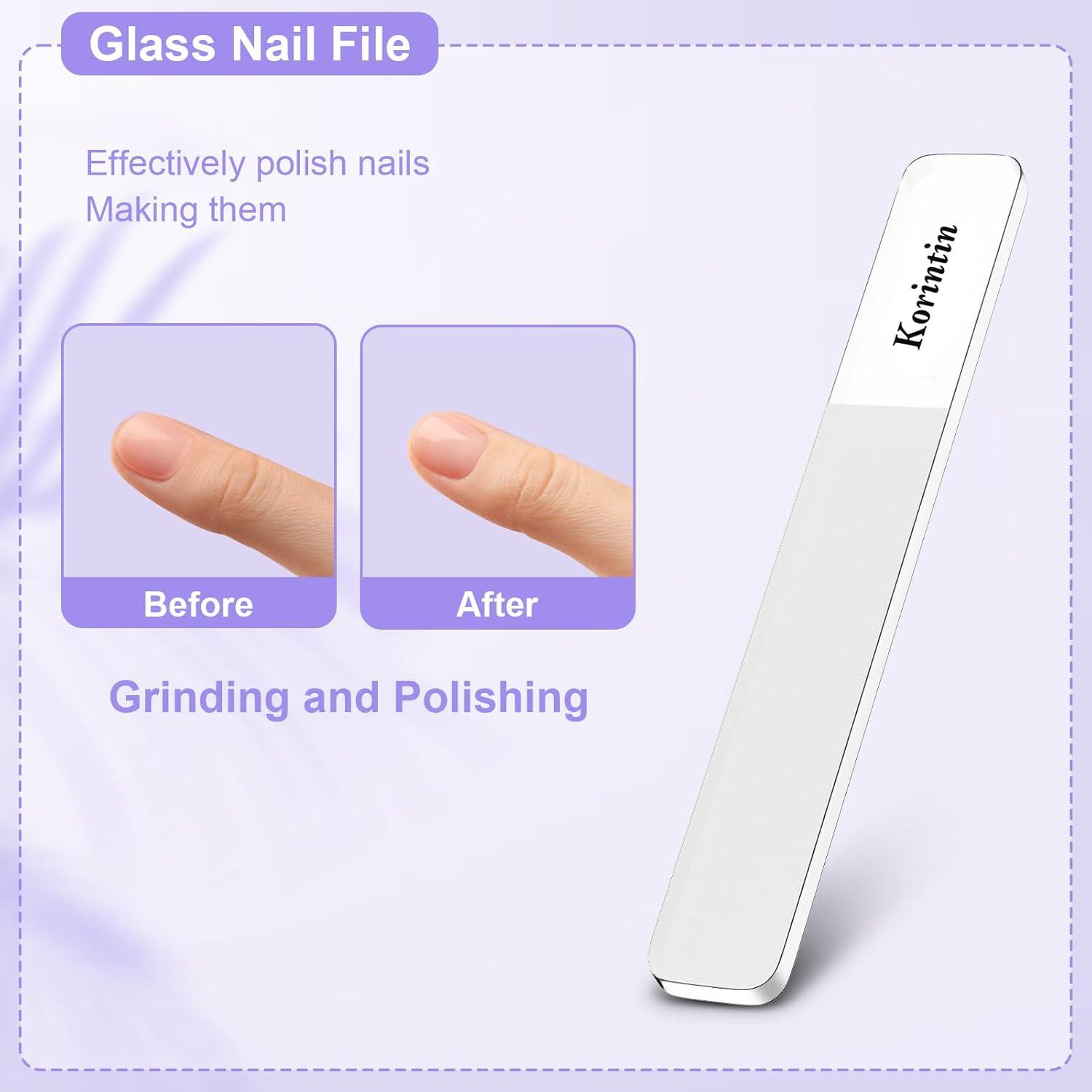 Nagelknipser-Set mit Edelstahlklingen und Lederetui