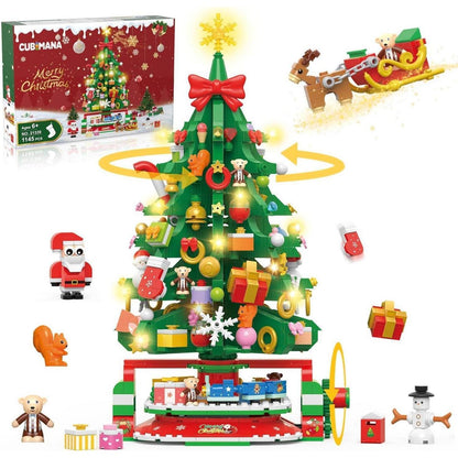 Rotierender Weihnachtsbaum Bausatz LED 1145 Stück