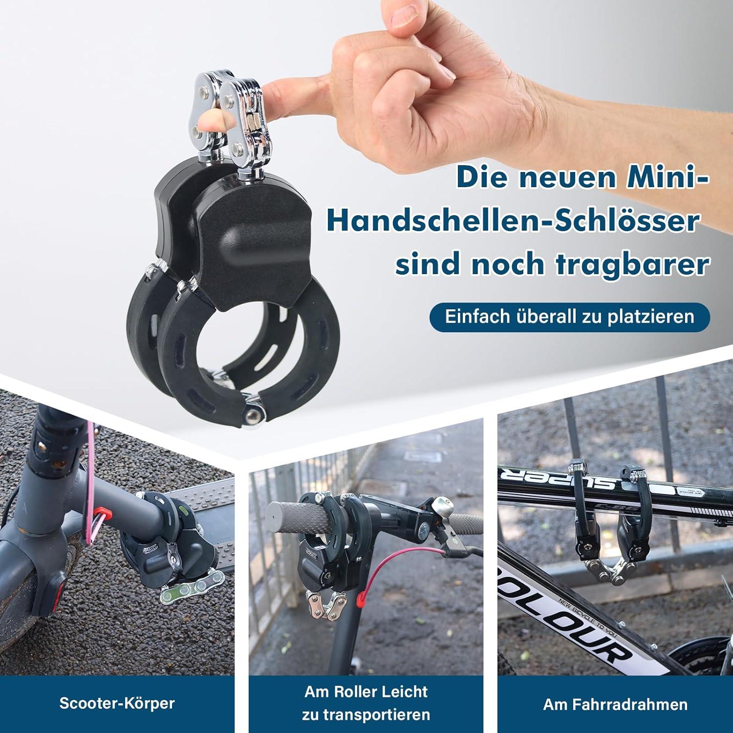 E-Scooter Schloss für hohe Sicherheit - Tragbares