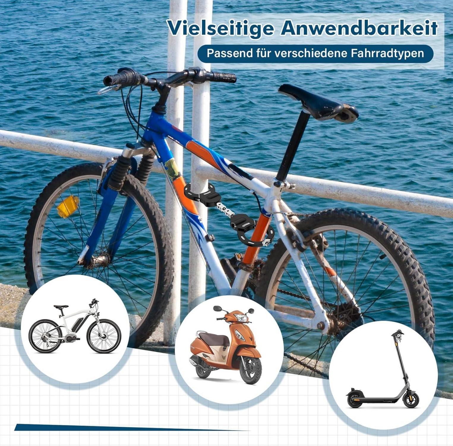 Tragbares E-Scooter Schloss Hohe Sicherheit Handschellenschloss